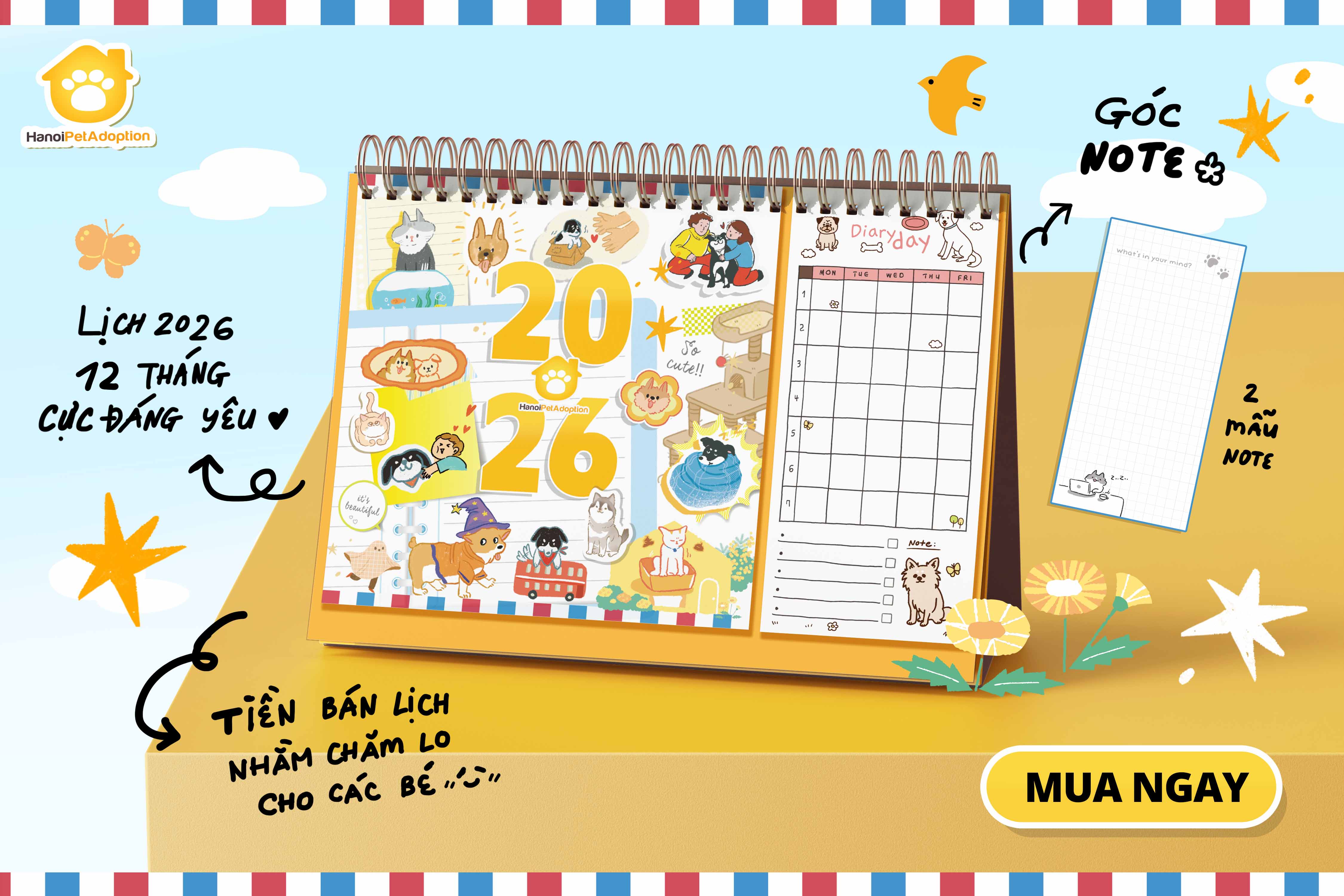 MUA LỊCH GÂY QUỸ 2026