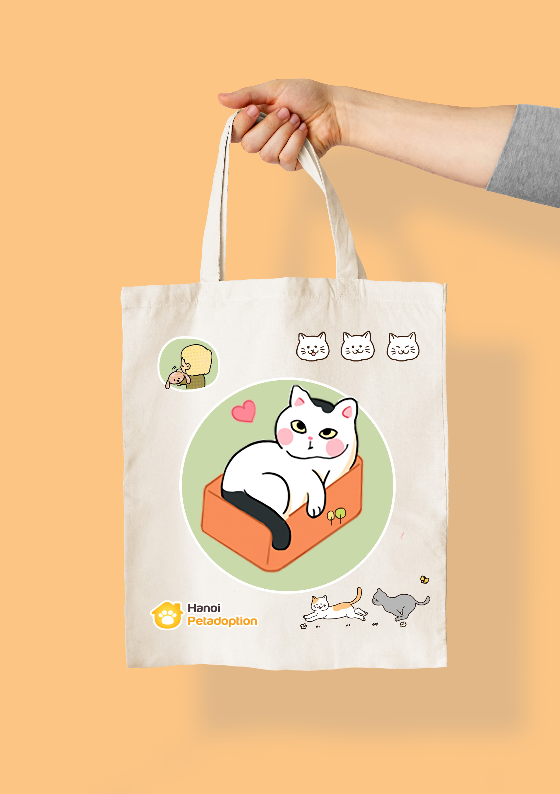 Tote Bags Designed by HPA for Fundraising Sale